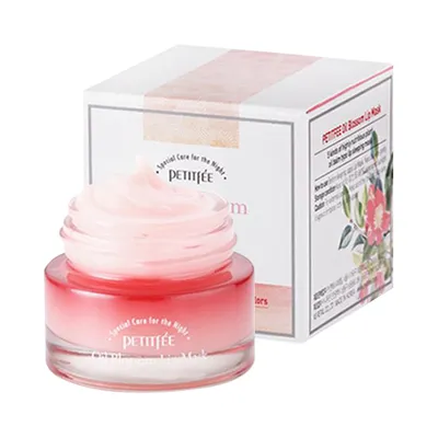 Petitfee Lip Mask Camelia Seed Oil (Nawilżająca maseczka na noc z olejem Camellia)