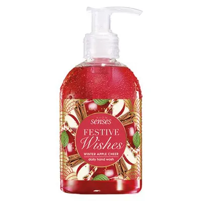 Avon Festive Wishes, Winter Apple Cheer Daily Hand Wash (Pielęgnujące uniwersalne mydło w płynie)