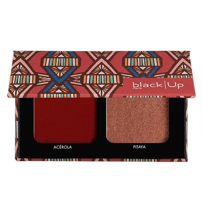 Black Up Highligher And Blush Palette (Paleta rozświetlacza oraz różu)