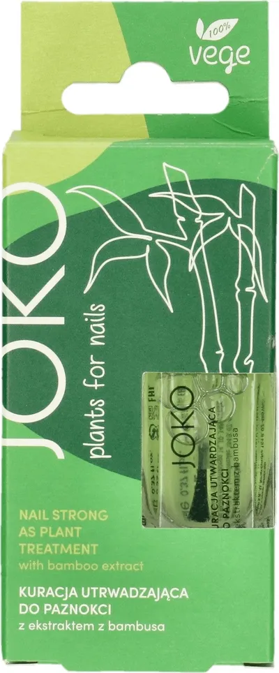 Joko Plants For Nails, Kuracja do paznokci utwardzająca `Ekstrakt z bambusa`