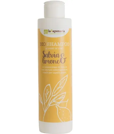 La Saponaria Salvia & Limone Bio Shampoo (Szampon z szałwią i cytryną)