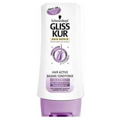 Schwarzkopf Gliss Kur Hair Repair, Hair Active Balsam Care & Strenght (Balsam do włosów suchych, cienkich i łamliwych)