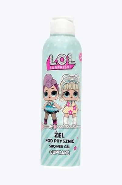 Ep Line L.O.L. Surprise, Shower Gel Cupcake (Żel pod prysznic dla dzieci)