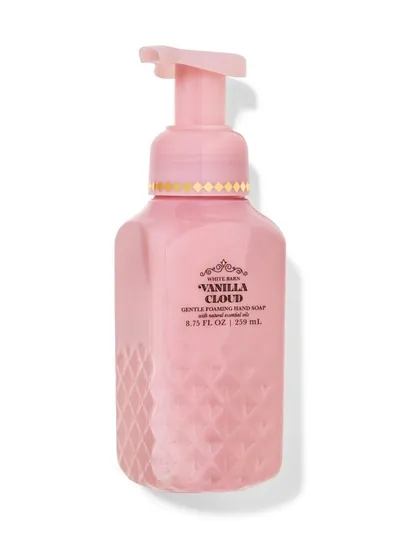 Bath & Body Works Vanilla Cloud, Gentle Foaming Hand Soap with Natural Essential Oils (Delikatnie mydło do rąk w piance)