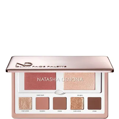 Natasha Denona Glam Face Palette Light (Paleta do makijażu twarzy i oczu)