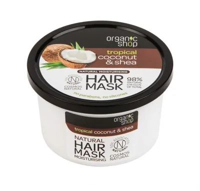 Organic Shop Coconut & Shea, Moisturising Hair Mask (Maska do włosów `Kokos i shea`)