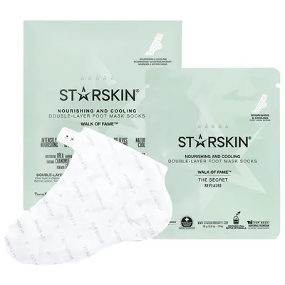 StarSkin Walk of Fame, Nourishing & Cooling Double-layer Foot Mask Socks (Maseczka do stóp)