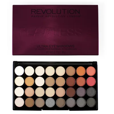 Revolution Beauty (Makeup Revolution) 32 Eyeshadow Flawless 2 (Paleta 32 cieni do powiek)