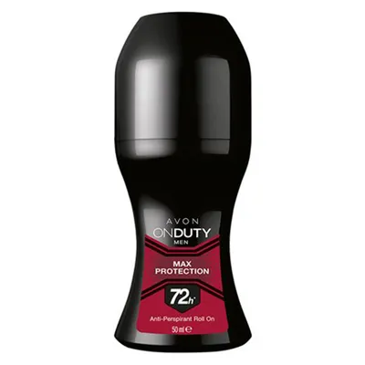 Avon On Duty, Men Max Protection 72h Anti- Perspirant Roll- On (Dezodorant antyperspiracyjny w kulce dla niego `Max ochrona`)