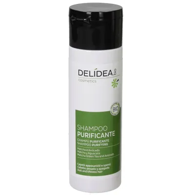 Delidea Bio Cosmetics Shampoo Purificante Matcha & Avocado (Szampon oczyszczający z matcha i awokado)