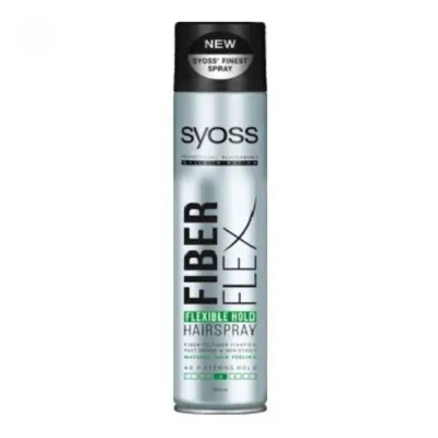 Syoss Fiber Flex, Flexible Hold Hairspray (Lakier do włosów)