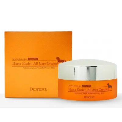 Deoproce Horse Enrich All Care Cream (Bogaty krem pielęgnacyjny  z lipidami Equus caballus z wyspy Jeju)