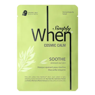 When Simply Cosmic Calm Soothe Mask (Maska łagodząca do twarzy)
