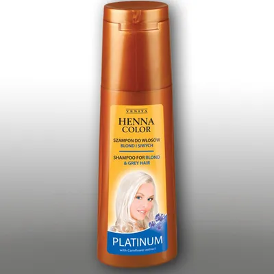 Venita Henna Color, Szampon do włosów blond i siwych  (stara wersja)