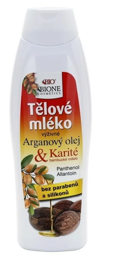 Bione Cosmetics Mleczko do ciała z olejem arganowym i masłem Karite
