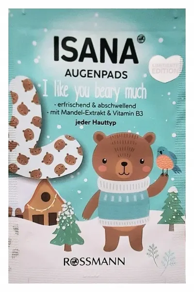 Isana Augenpads, I Like You Beary Much (Płatki pod oczy)