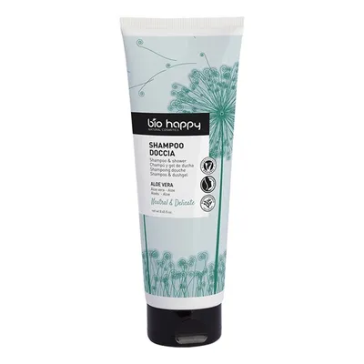 Bio Happy Neutral & Delicate, Shampoo Doccia Aloe Vera (2w1 szampon i żel pod prysznic `Aloes`)