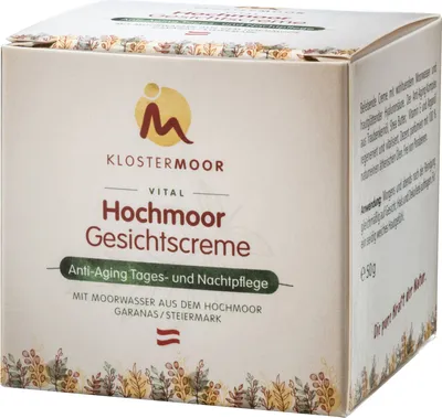 Klostermoor Vital Hochmoor Gesichtscreme (Przeciwzmarszczkowy krem do twarzy)