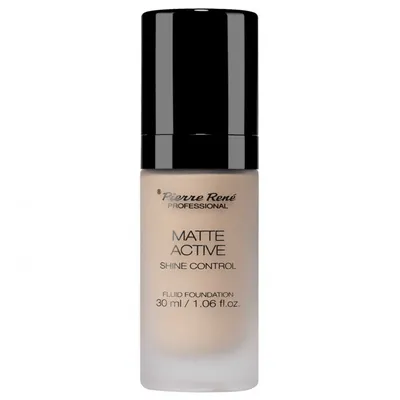 Pierre Rene Matt Active Shine Control Fluid Foundation (Fluid matujący)