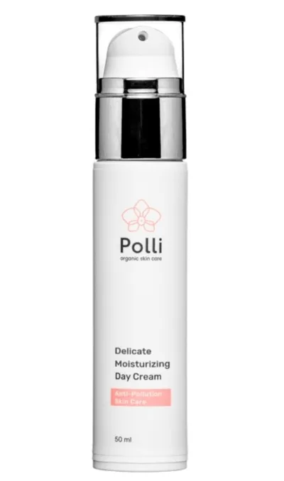 Polli Organics Anti-Pollution Skin Care,  Delicate Moisturising Day Cream (Delikatnie nawilżający krem do twarzy)
