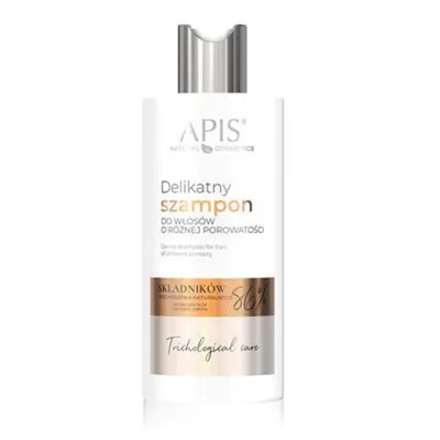 Apis Trichological Care, Gentle Shampoo (Delikatny szampon do włosów o różnej porowatości)
