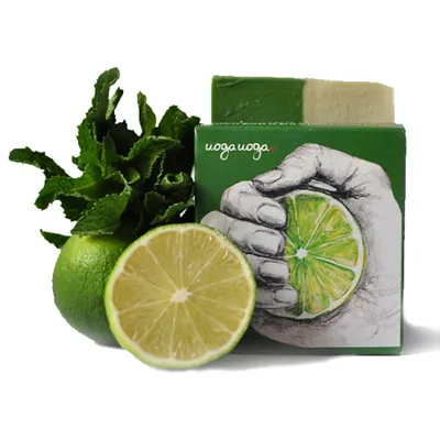 Uoga Uoga I'm no Sweetie, Soap Bar (Mydło w kostce w kostce z miętą i limonką)