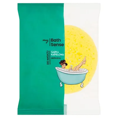 My Bath Sense Gąbka kąpielowa do masażu delikatna