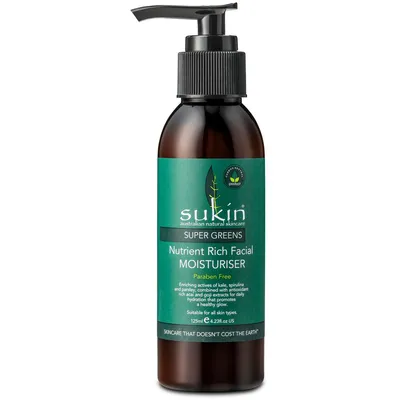 Sukin Super Greens, Nutrient Rich Facial Moisturizer (Bogaty nawilżający do twarzy)