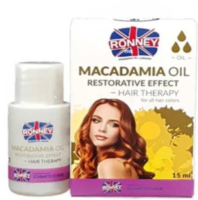 Ronney Macadamia Oil Restorative Effect  Hair Therapy (Olejek wzmacniający do włosów)