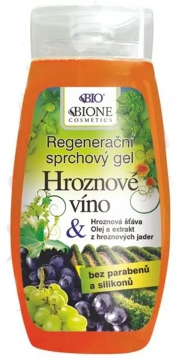 Bione Cosmetics Regenerujący żel pod prysznic z winogronami