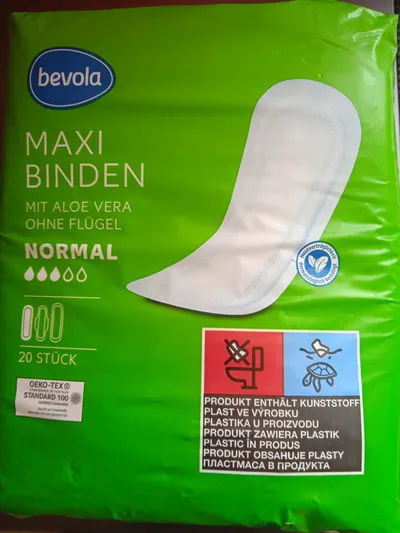 Bevola Maxi Binden Aloe Vera Normal (Podpaski z aloesem)