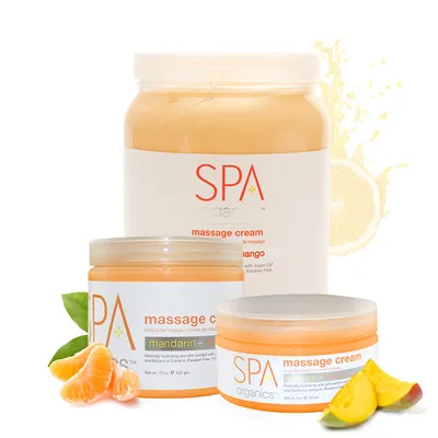 BCL Natural Spa, Massage Cream Mandarin + Mango (Krem do masażu `Mandarynka i mango`)