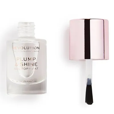 Revolution Beauty (Makeup Revolution) Plump & Shine Gel Top Coat (Lakier nawierzchniowy)
