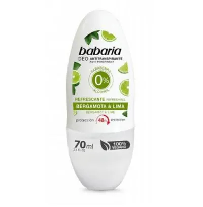 Babaria Natural Cosmetics Deo Anti-perspirant Bergamota & Lima (Dezodorant roll-on `Bergemotka & limonka`)
