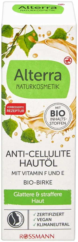 Alterra Bio Anti- Cellulite Hautoil Bio- Birke (Olejek do ciała antycelulitowy `Brzoza`)