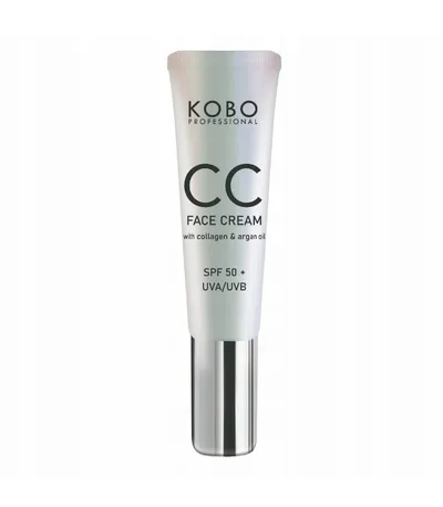 Kobo Professional CC Cream with Collagen & Argan Oil SPF 50 + UVA/UVB (Kryjący krem CC)