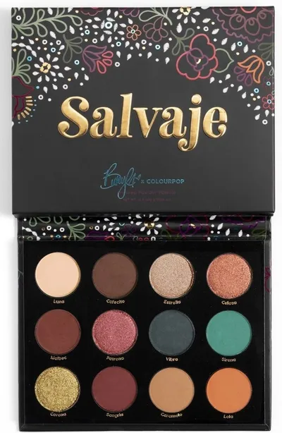 ColourPop Becky G x Colourpop, Salvaje Pressed Powder Shadow Palette (Paleta 12 cieni do powiek)