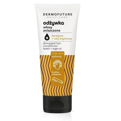Dermofuture Precision Odżywka z keratyną i olejem arganowym do włosów zniszczonych