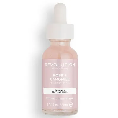 Revolution Skincare Rose & Camomile Calming & Soothing Serum (Serum do twarzy wygładzające)