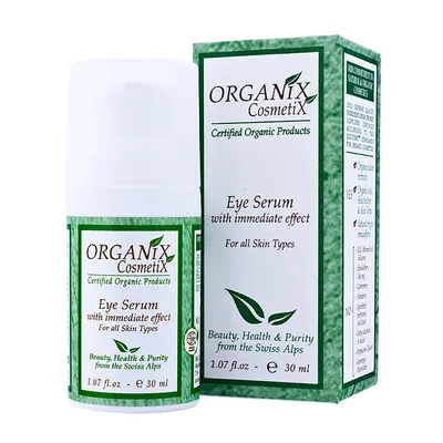 B4U Labs Organix Cosmetix, Eye Serum with Immediate Effect (Serum pod oczy o natychmiastowym efekcie działania)