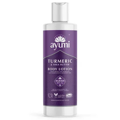 Ayumi Turmeric & Shea Butter Body Lotion (Balsam do ciała `Kurkuma i masło Shea`)