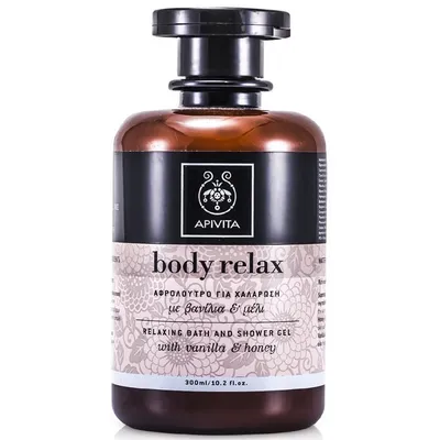 Apivita Body Relax, Relaxing Bath & Shower (Relaksujący żel pod prysznic i płyn do kąpieli)