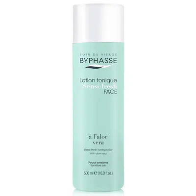 Byphasse Lotion Tonique Sensi-fresh a L’aloe Vera peaux Sensibles (Tonik do twarzy z wyciągiem z aloesu)