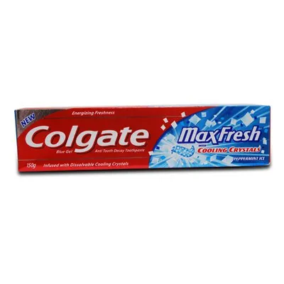 Colgate Max Fresh Cool Mint, Toothpaste with Cooling Crystals (Pasta do zębów `Mocna mięta`)