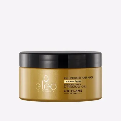 Oriflame Eleo, Oil Infused Hair Mask Enriched 6 Precious Oils (Maska do włosów z mieszanką 6 olejków)
