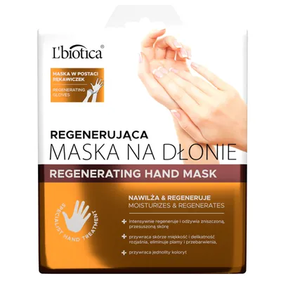 L'biotica Hands Regenerating Mask (Regenerująca maska na dłonie (nowa wersja))