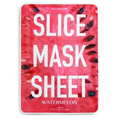 Kocostar Slice Mask Sheet Watermelon (Maska arbuzowa w plastrach)