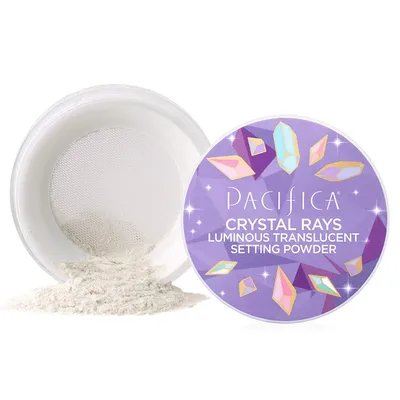Pacifica Crystal Rays, Luminous Translucent Setting Powder (Rozświetlająco - utrwalający puder sypki)