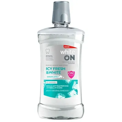 WhiteON Icy Fresh & White Mouthwash (Płyn do higieny jamy ustnej)