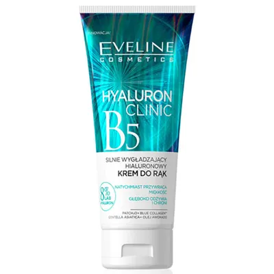 Eveline Cosmetics Hyaluron B5 Clinic, Silnie wygładzający hialuronowy krem do rąk